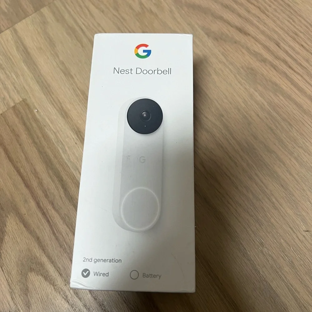 Google Nest Doorbell - (Wired, 2nd Gen) - Wired Video Doorbell Camera Snow